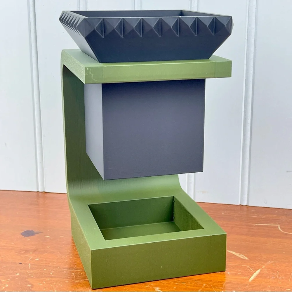 The Daka Planter, Drainage Hole and Stand, Indoor Flower Pot, Succulent Pot